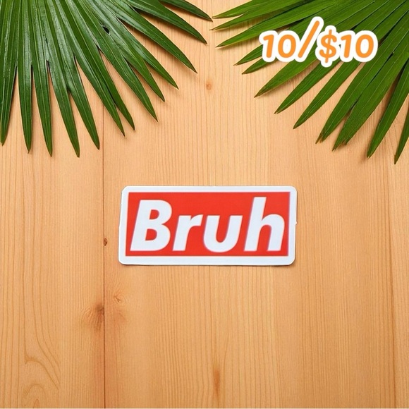 Bruh Meme Vinyl Sticker – Funny Internet Slang Design - Picture 1 of 1
